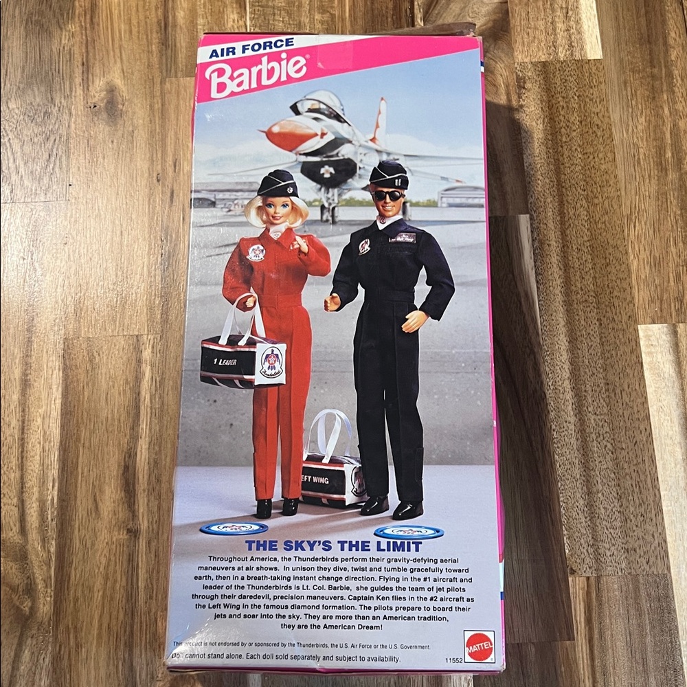 Air Force Barbie Doll Special Edition 1993 Mattel Thunderbird Pilot NIB - Picture 2 of 5